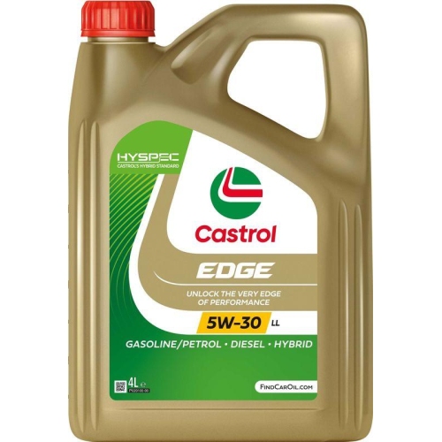 Hochleistungs-Motoröl 5W-30 von Castrol in praktischer Kunststoffflasche – optimaler Schutz für moderne Benzin- und Dieselmotoren